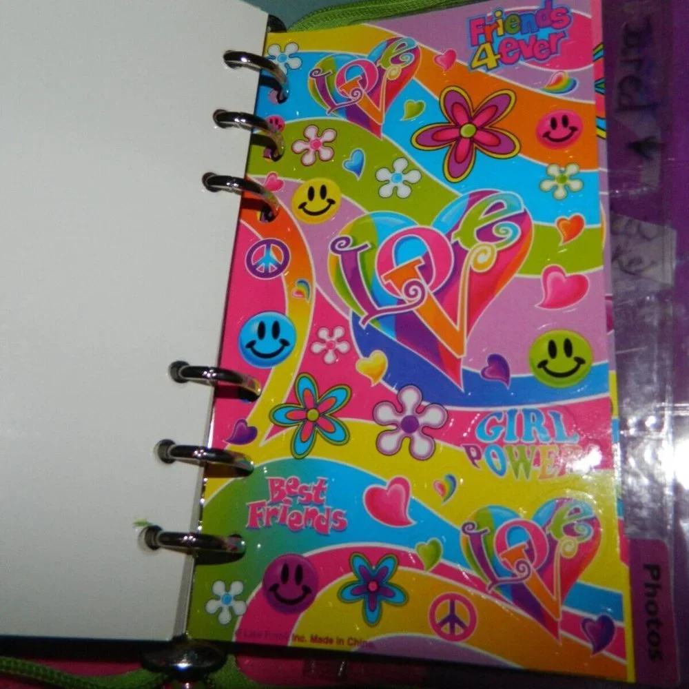 Lisa Frank stickers accept lime
